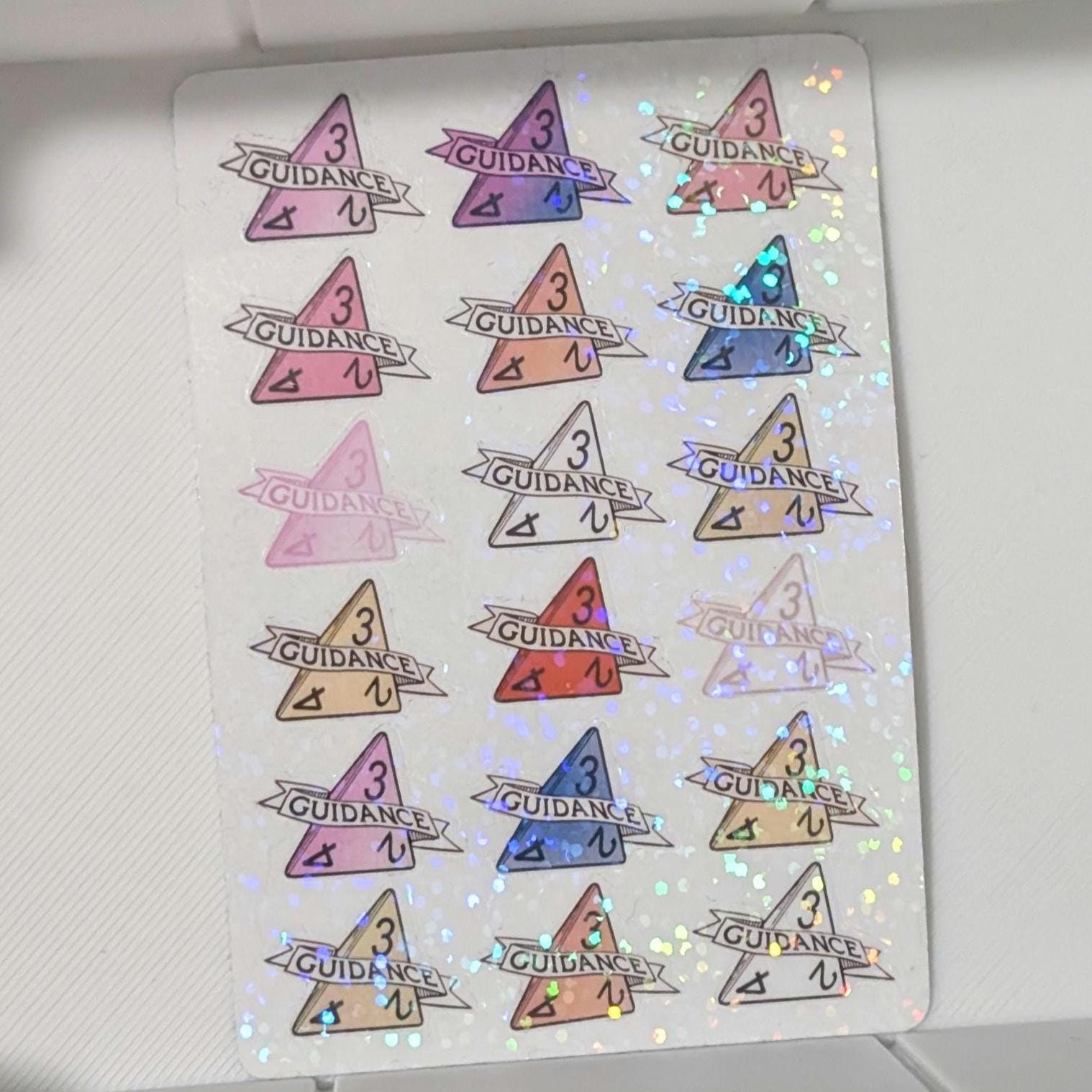 Guidance Cantrip sticker sheet