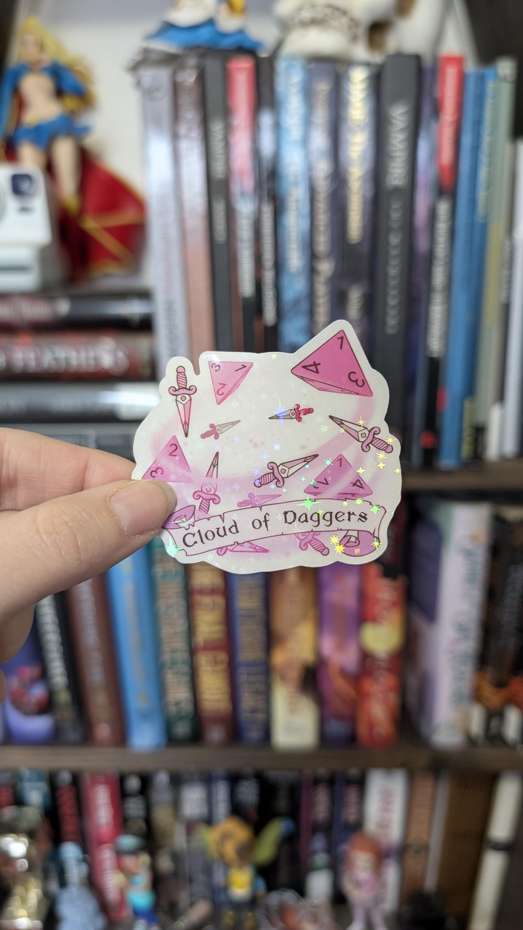D&D Cloud of daggers Sticker