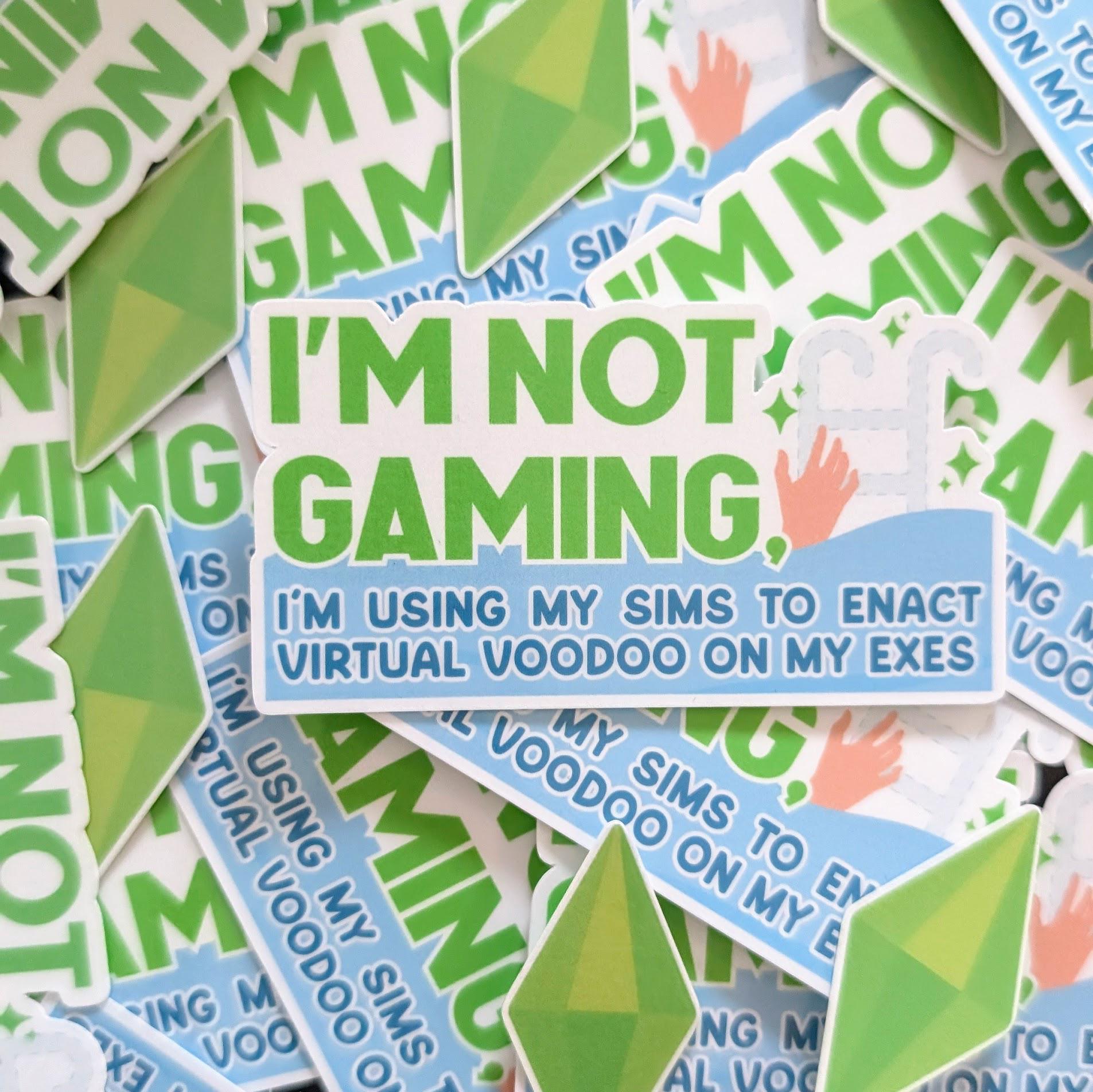 Virtual voodoo sticker