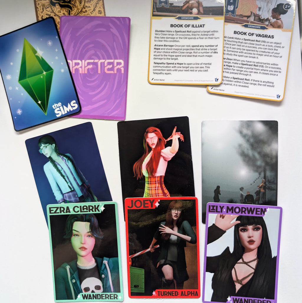custom trading card pack - 6 cards | make your own tcg cards | collectable playing cards