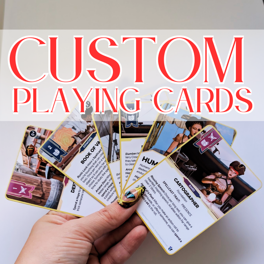 custom trading card pack - 6 cards | make your own tcg cards | collectable playing cards