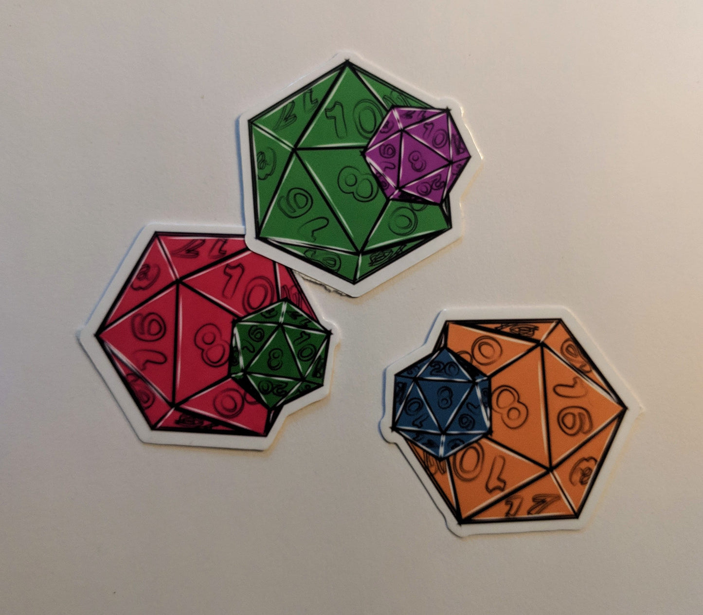 d20's dice sticker