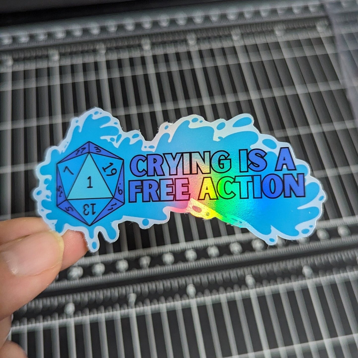 Crying is a Free Action | holographic