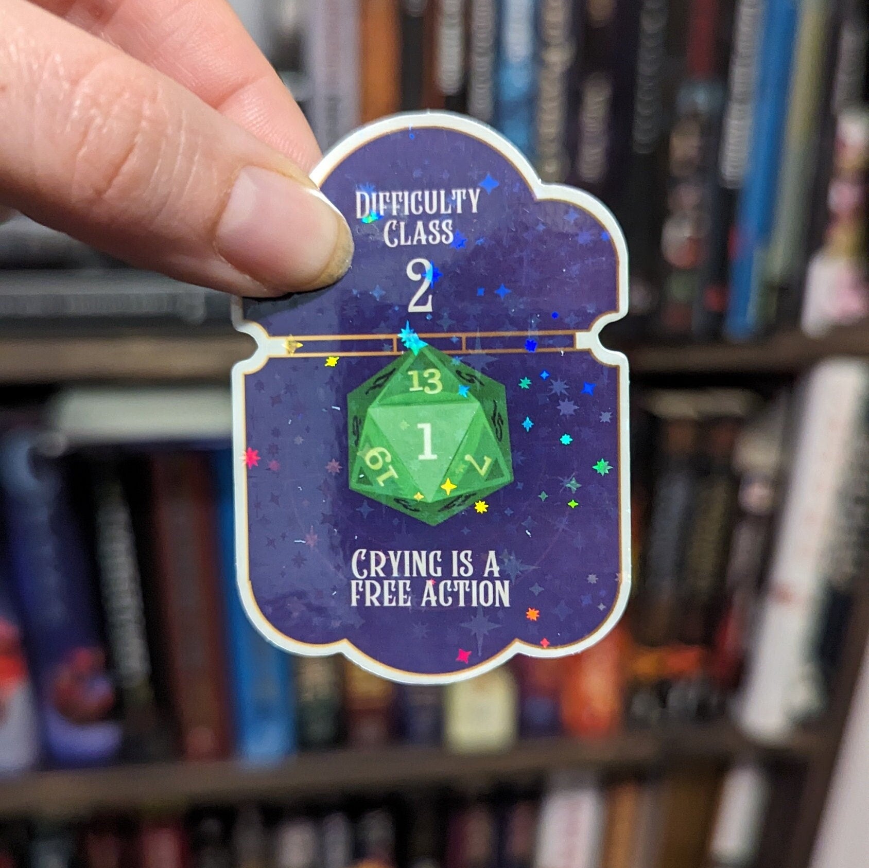 Crying is a free action