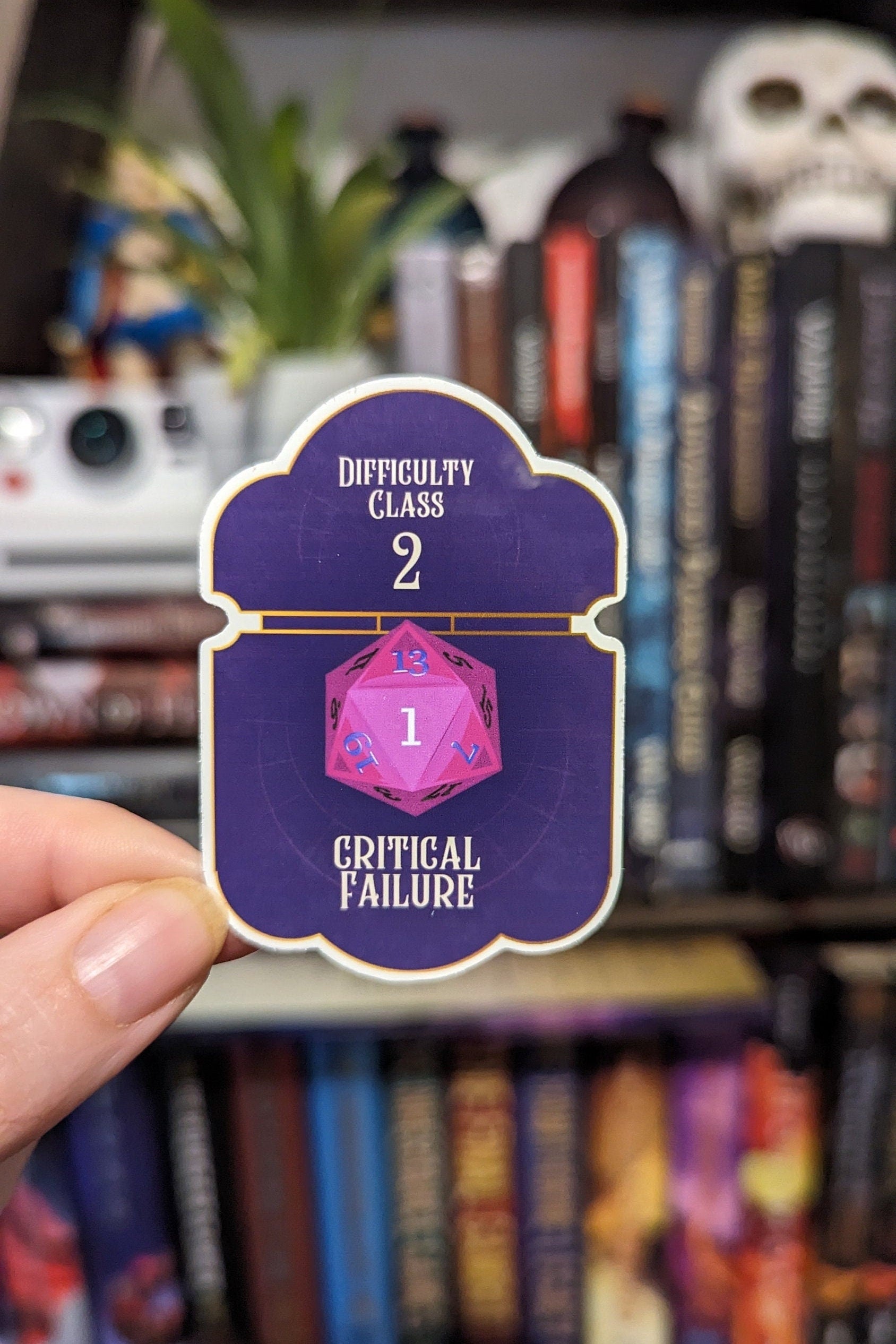 D20 dice roll sticker bundle | 16 pack