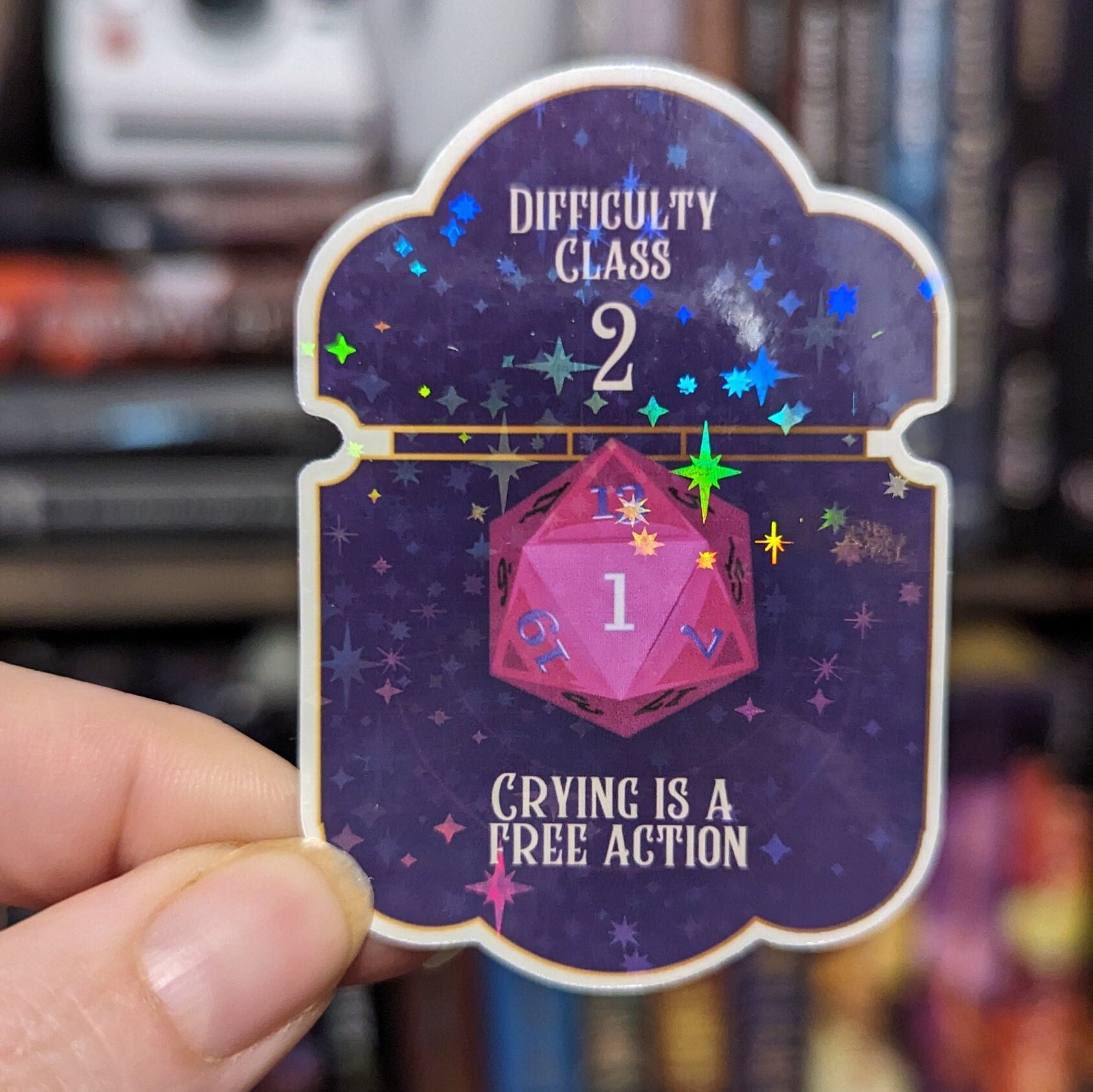 Crying is a free action