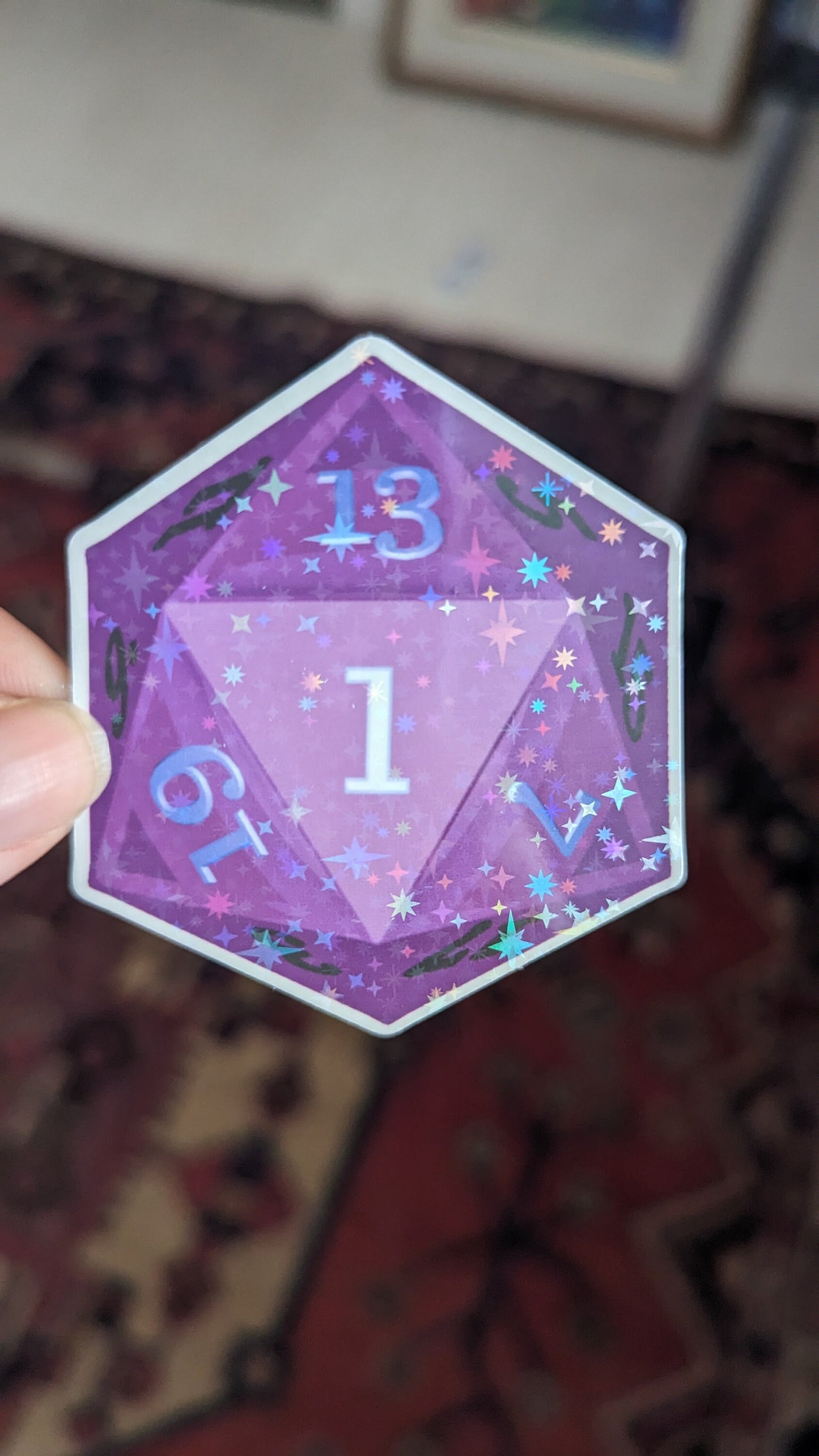 D20 Crit fail/success 2PC | Sparkle | 5 Colors