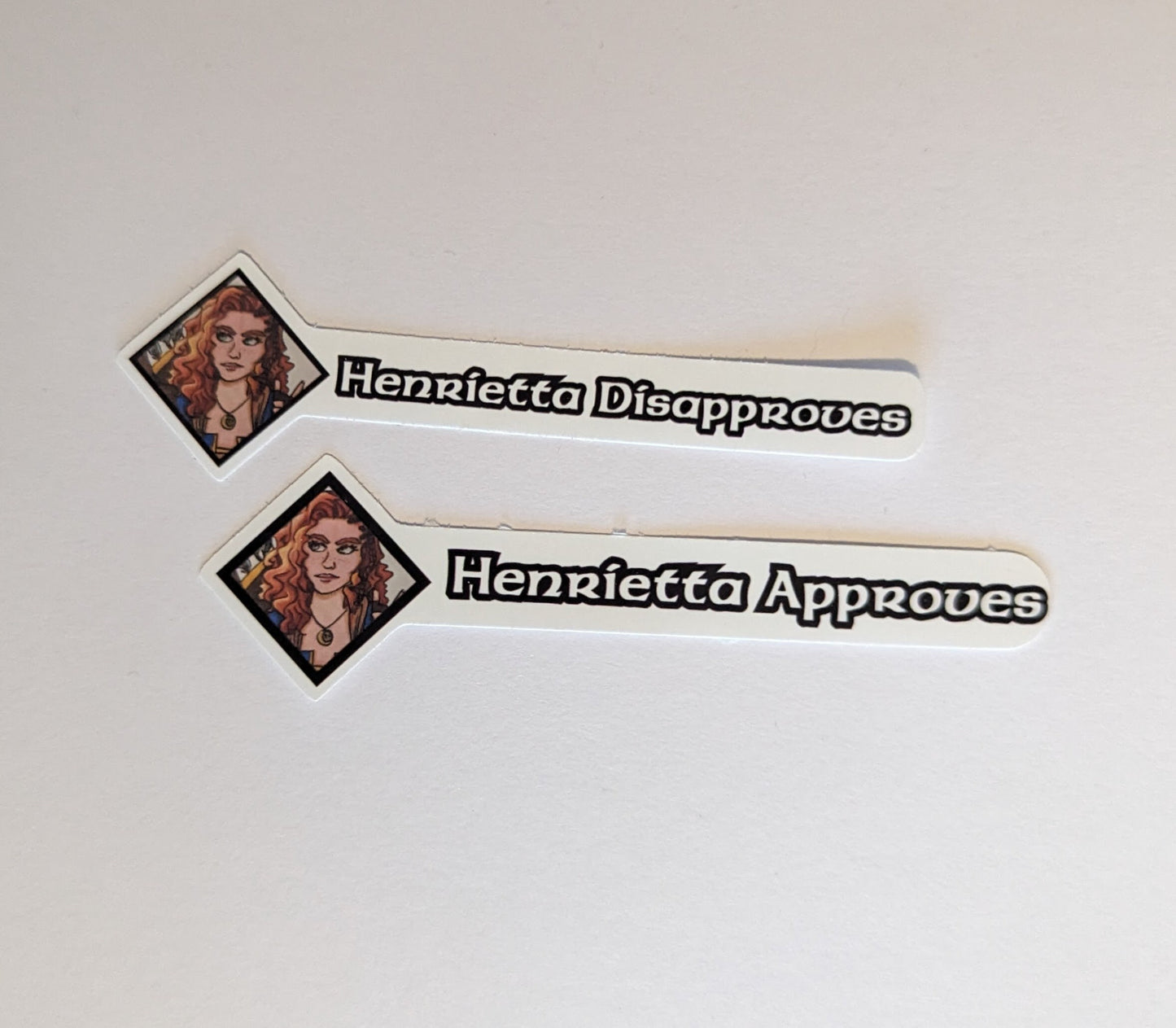 Custom Character Approval/Disapproval Stickers