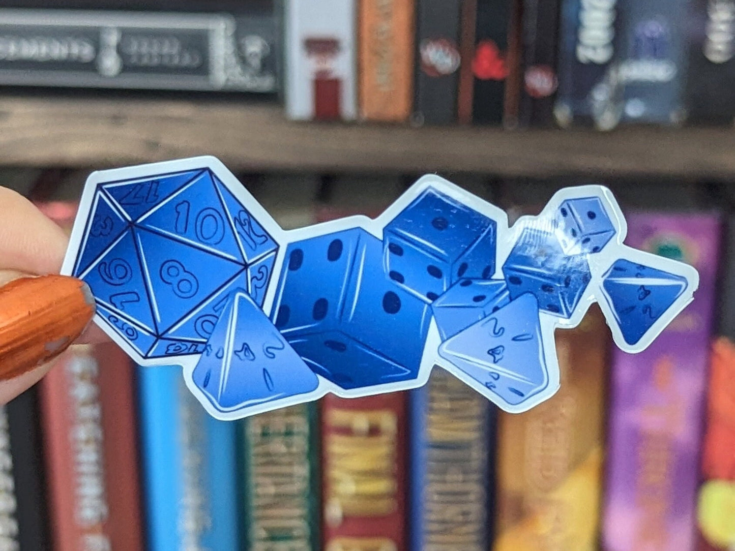 Multi Dice Sticker | Blue – LiquidRuby