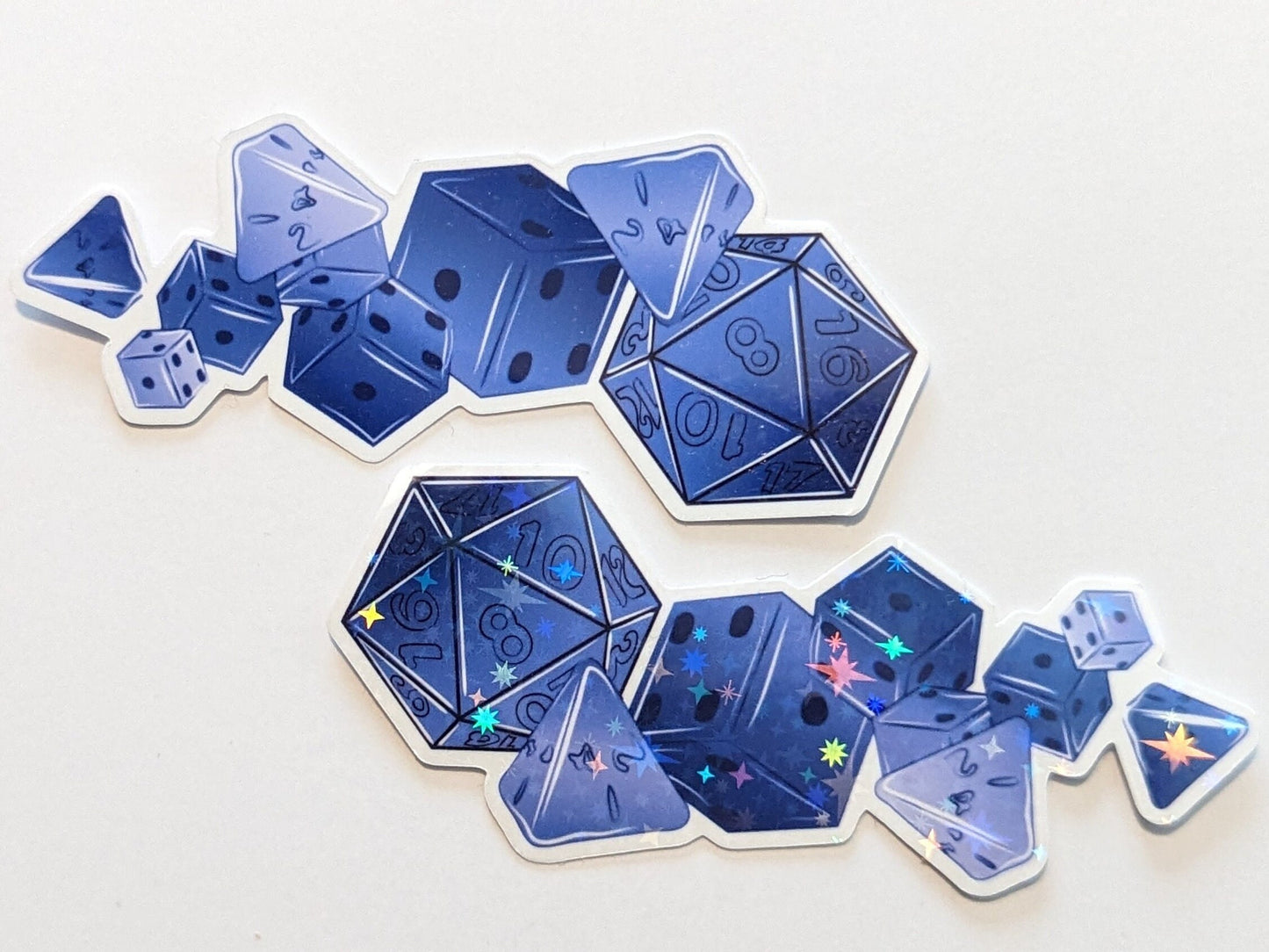 Multi Dice Sticker | Blue