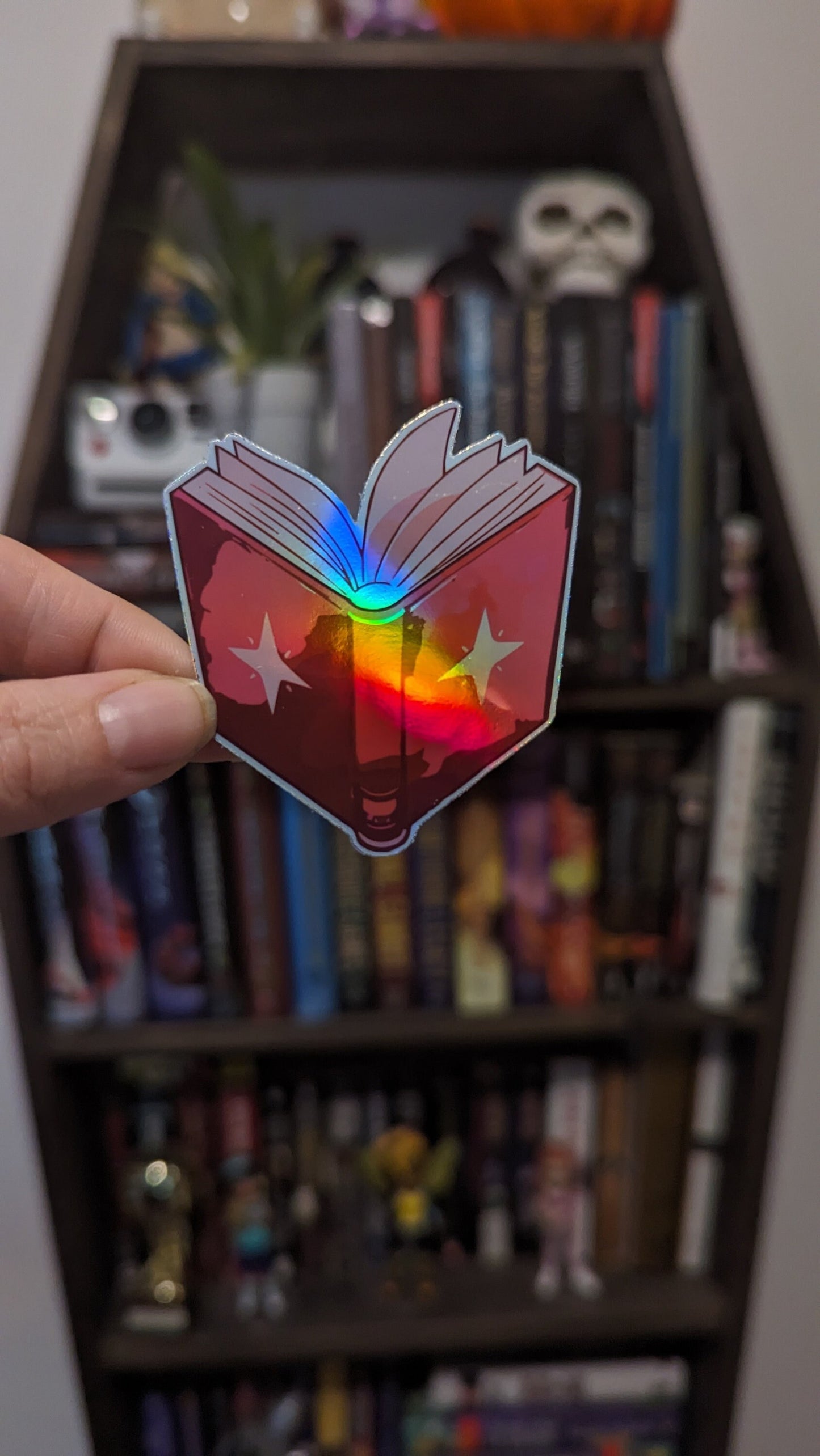 Book sticker Red