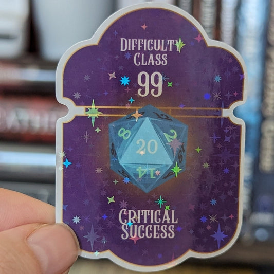 Critical success | bg3 inspired | glossy