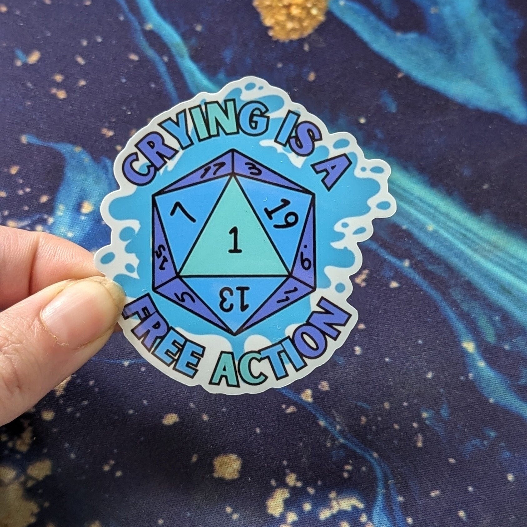 Crying is a Free Action