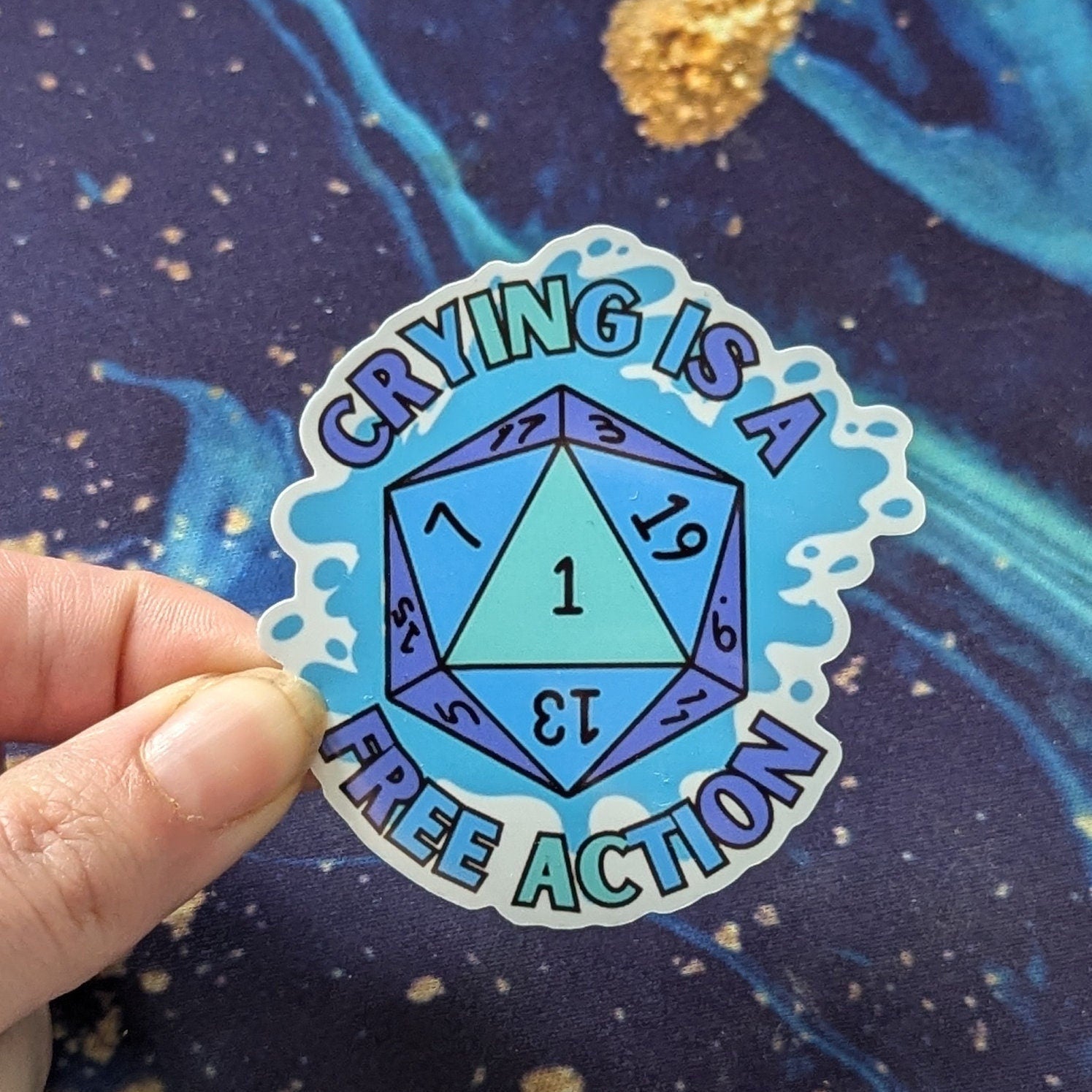 Crying is a Free Action