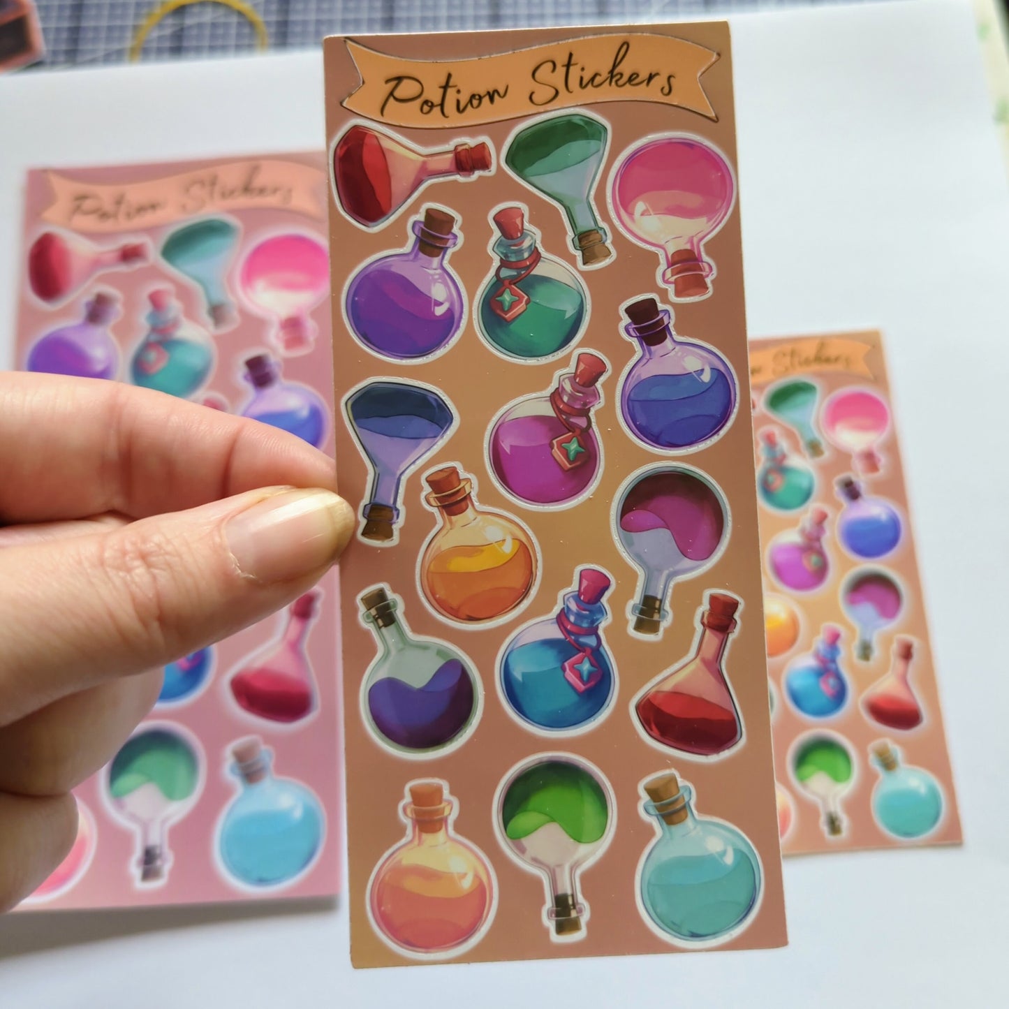 Potions sticker sheet | laminated, waterproof | journaling and other uses