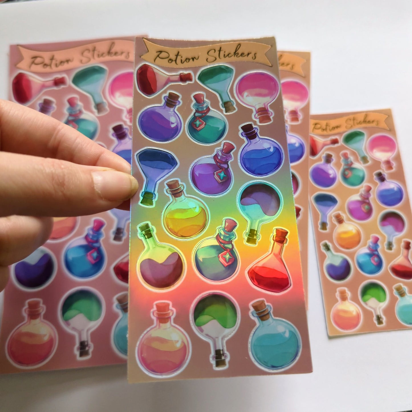 Potions sticker sheet | laminated, waterproof | journaling and other uses