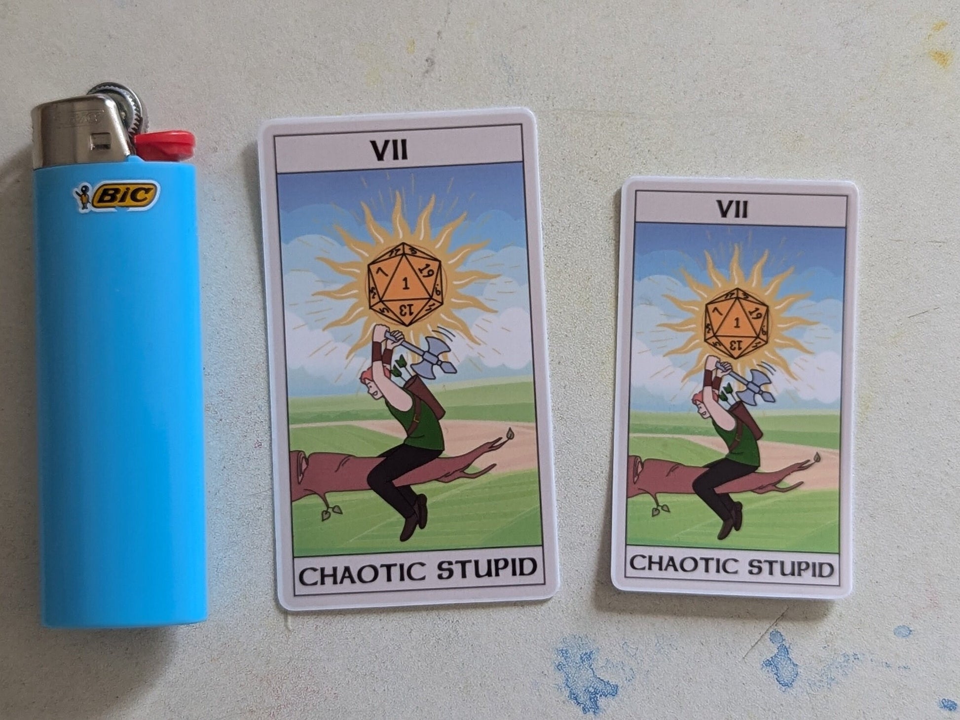 Chaotic Stupid Tarot Daylight | Sticker