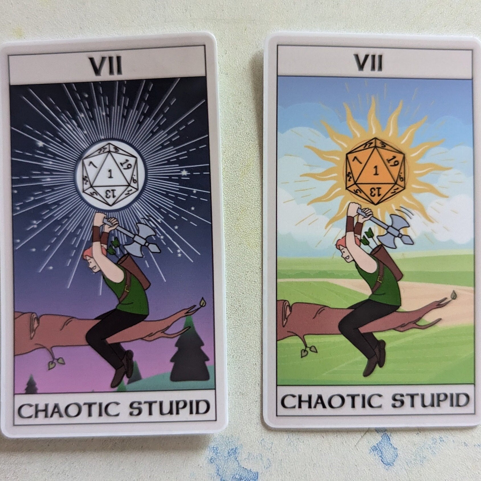 Chaotic Stupid Tarot Daylight | Sticker