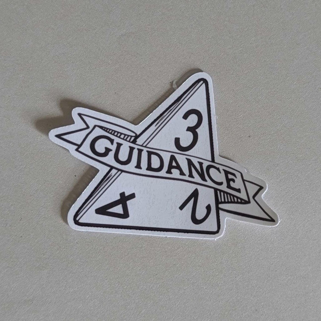 Guidance sticker