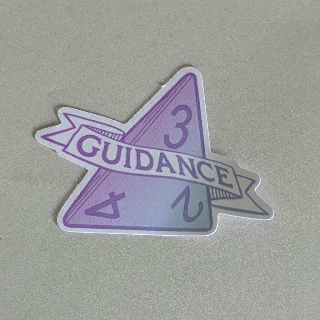 Guidance sticker