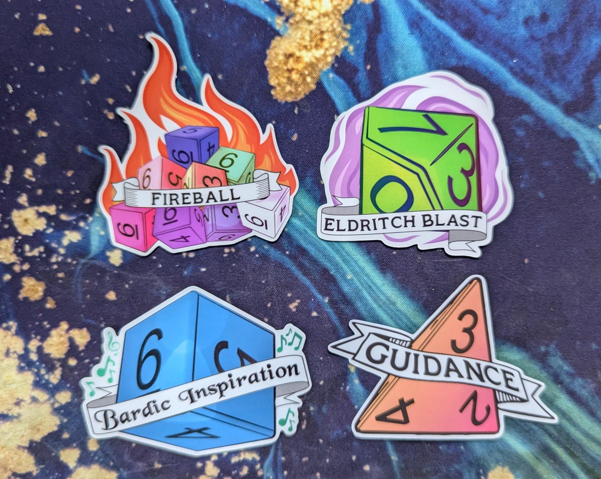 Dungeons and Dragons sticker pack | 4 stickers