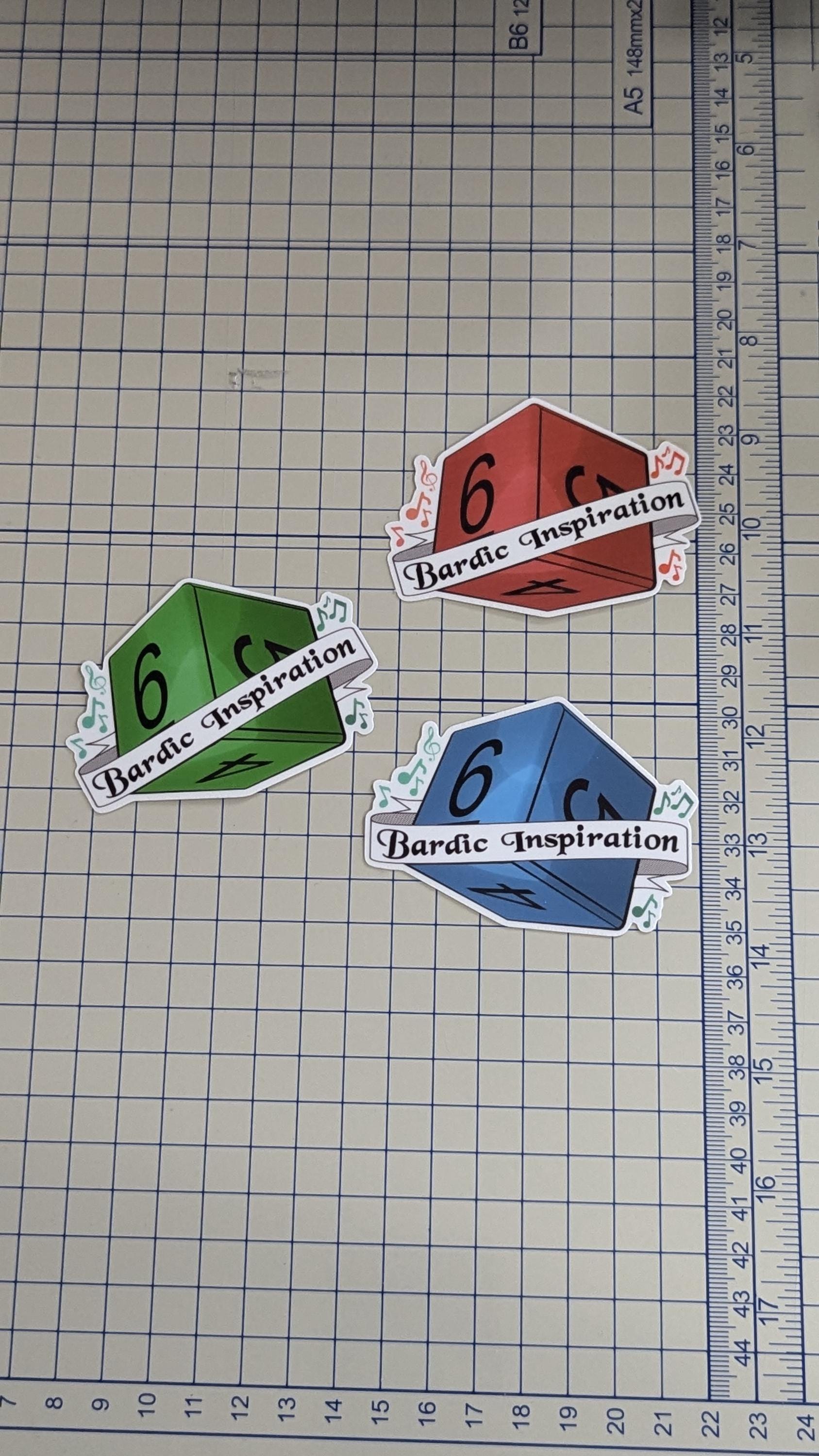 D&D Bardic Inspiration Sticker