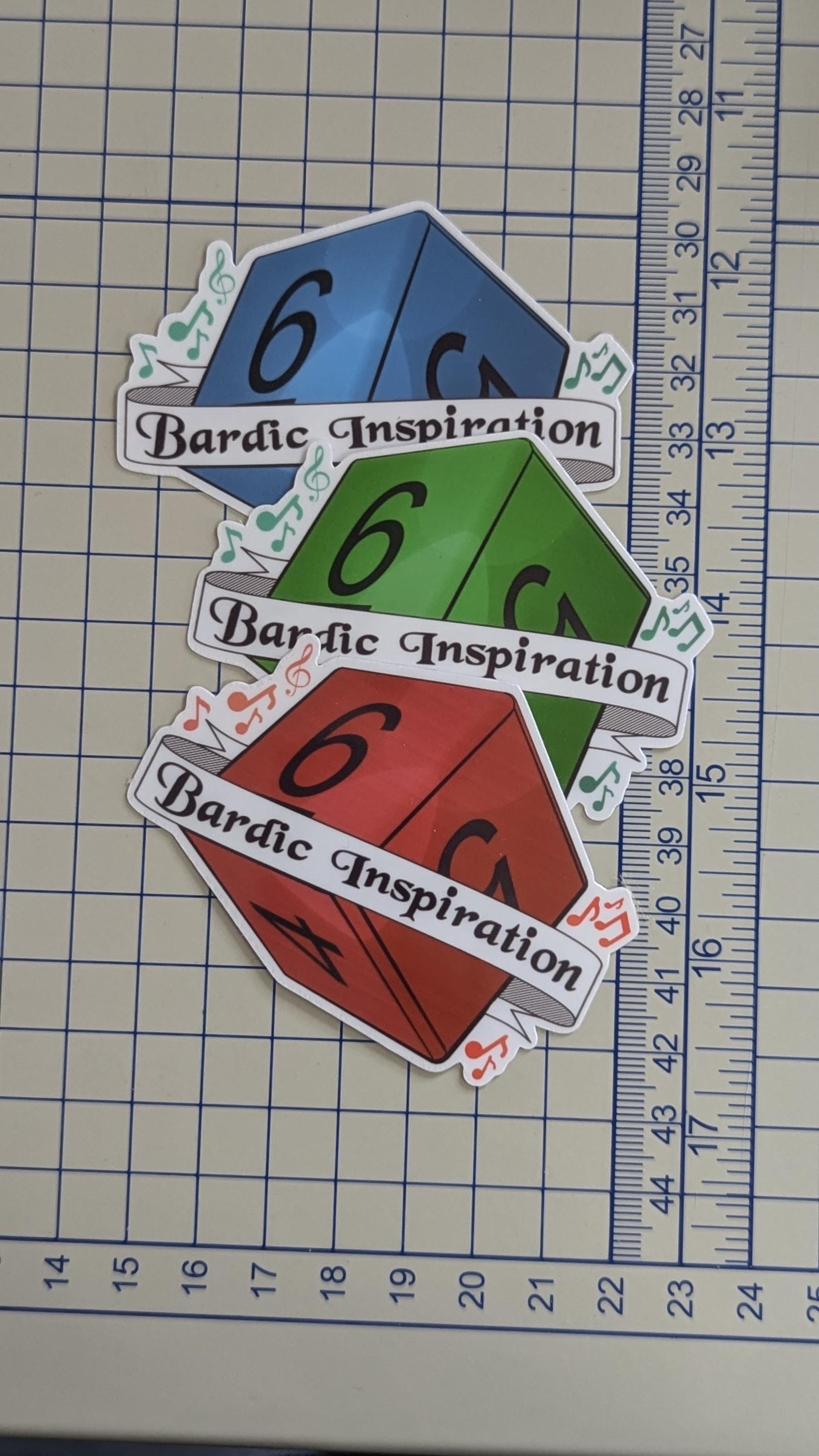 D&D Bardic Inspiration Sticker