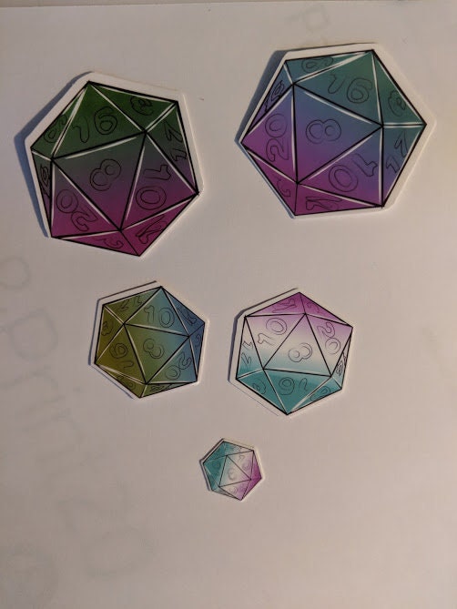 D20 Stickers